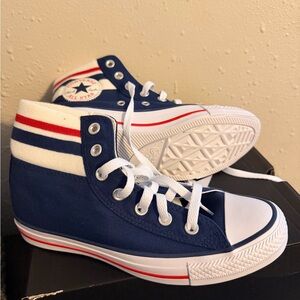 Converse High-Tops - Navy and White